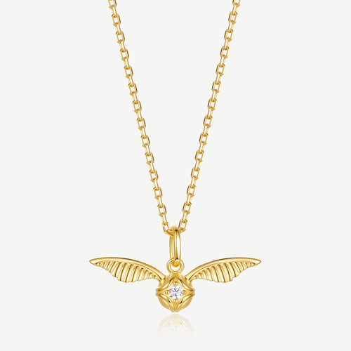 Harry x Celouraco Golden Snitch Sterling Silver Necklace