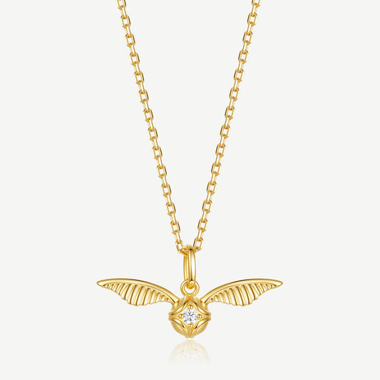Harry x Celouraco Golden Snitch Sterling Silver Necklace