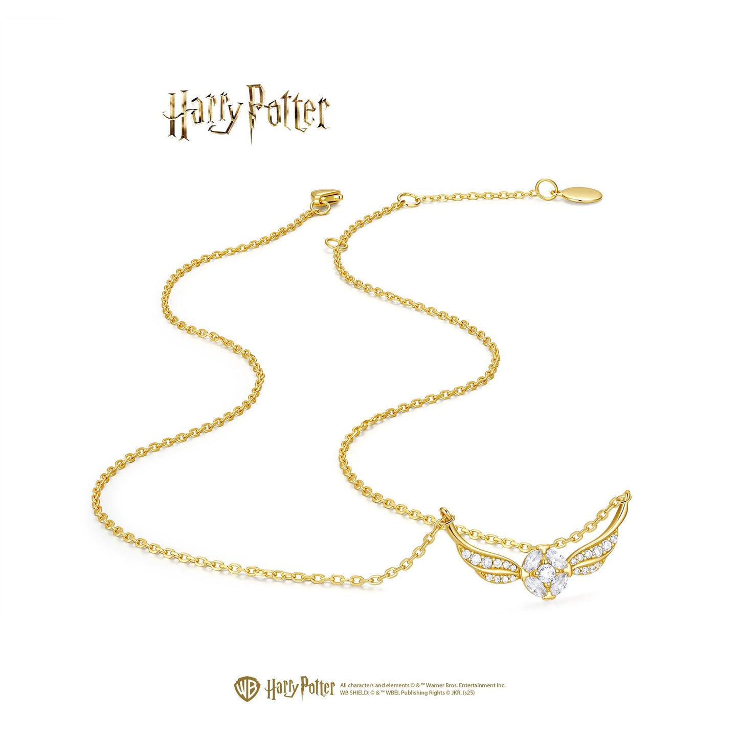 Harry x Celouraco Golden Snitch Sterling Silver Necklace