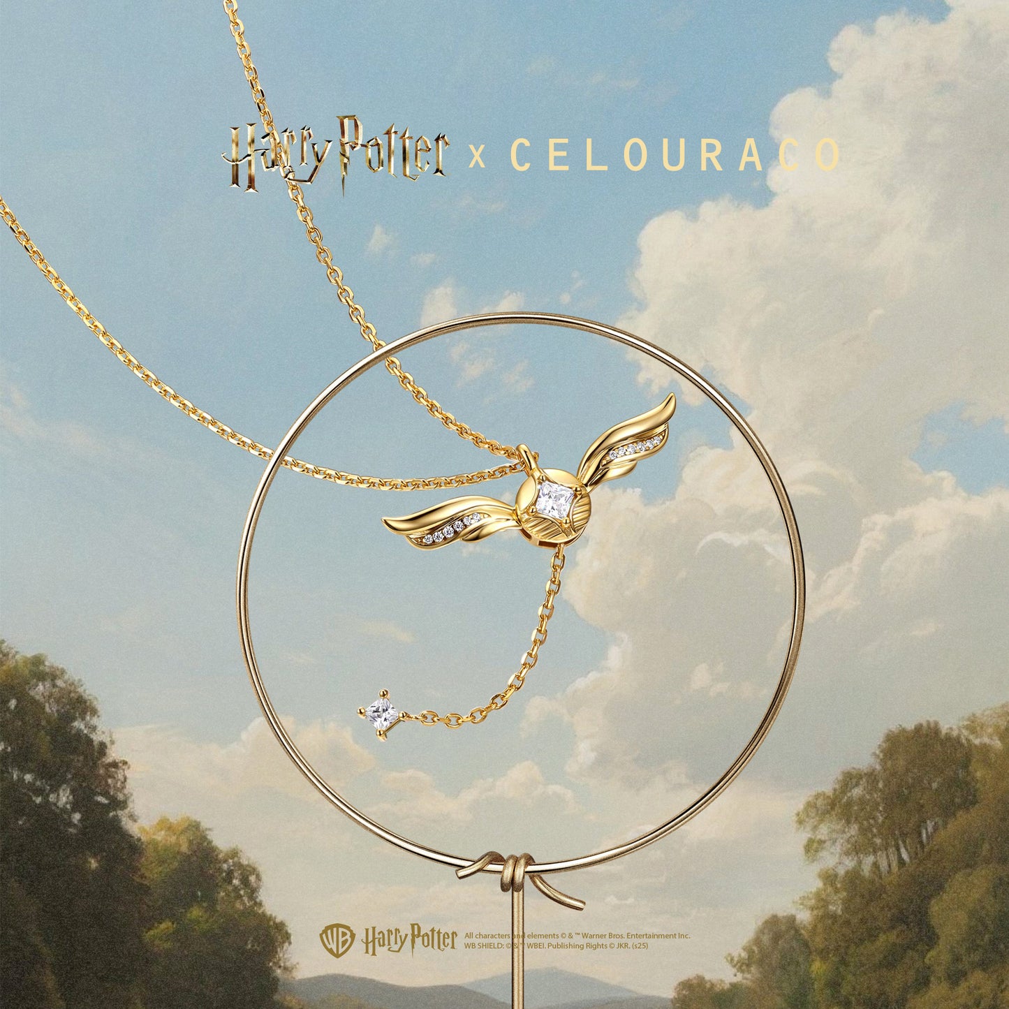 Harry x Golden Snitch Sterling Silver Necklace