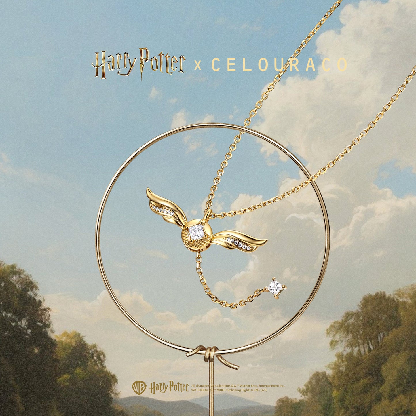 Harry x Golden Snitch Sterling Silver Necklace